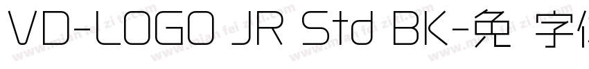 VD-LOGO JR Std BK字体转换